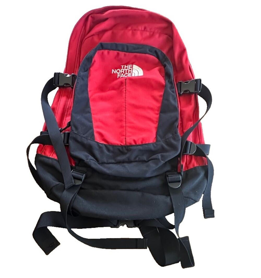 The North Face - Hot Shot Vintage Backpack - Red - Picture 1 of 9